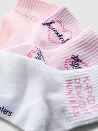 4pk KPop Demon Hunters Quarter Socks