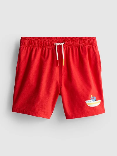 1.5-9yrs | Textured Swim Shorts