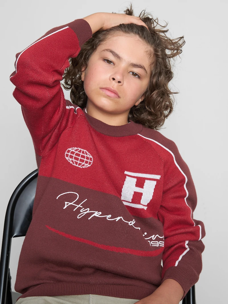 7-15yrs | Racing Graphic Sweater