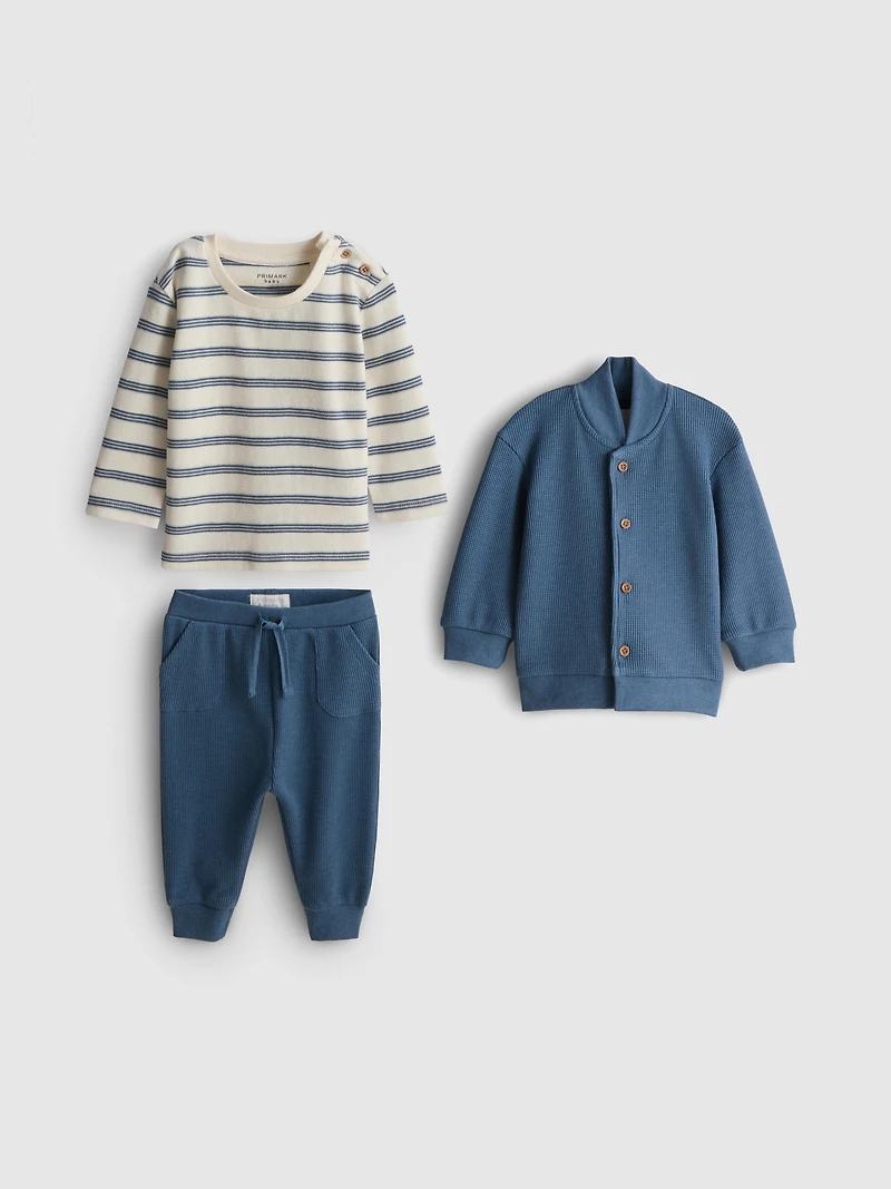 0-18mths | Cotton-Rich T-Shirt, Joggers