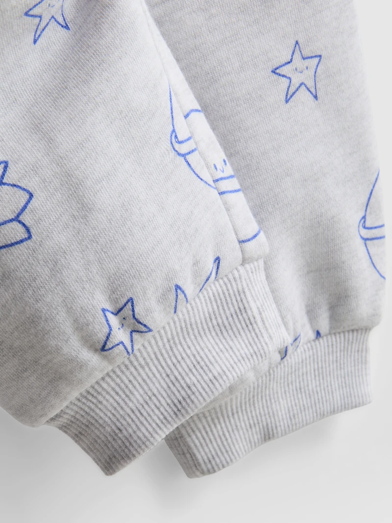 0-18mths | Sweatshirt and Cuffed Joggers Newborn Set