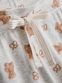 Love To Lounge Printed Bear Pajama Shorts