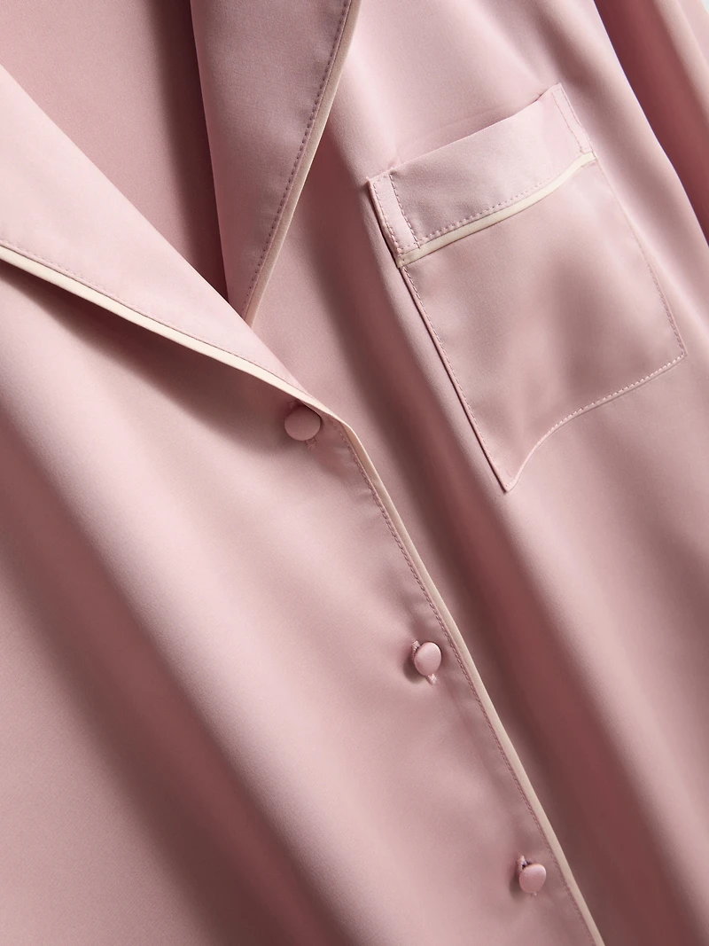 Satin Boyfriend Pajamas