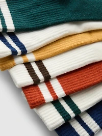 7pk Ribbed Sports Socks