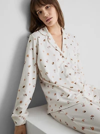 Love To Lounge Printed Boyfriend Pajamas
