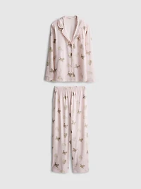 Love To Lounge Printed Boyfriend Pajamas