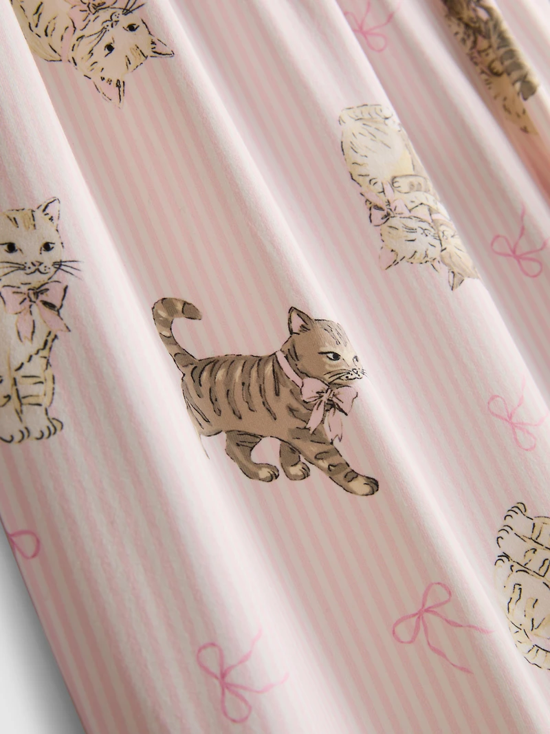 Love To Lounge Printed Boyfriend Pajamas
