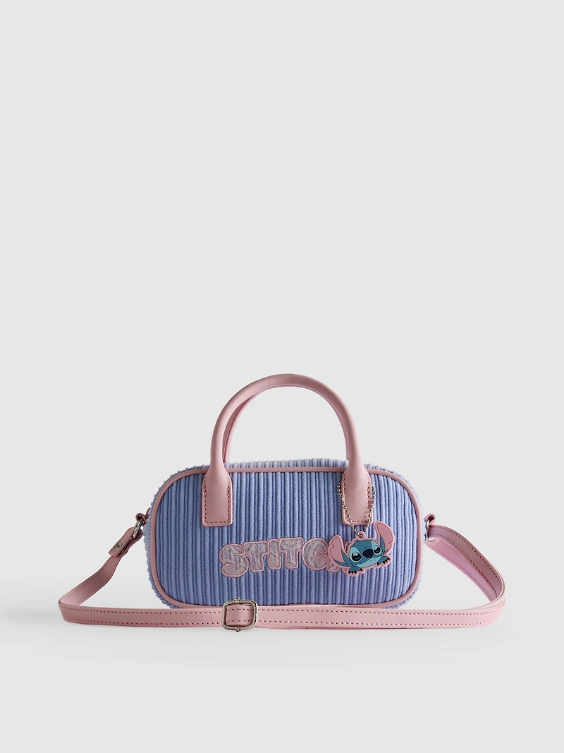 Disney Stitch Barrel Crossbody Bag