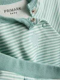 0-18mths | Cotton-Rich Onesie and Joggers Newborn Set