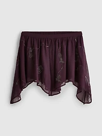 The Primark Scene | Mesh Beaded Ruffle Mini Skirt