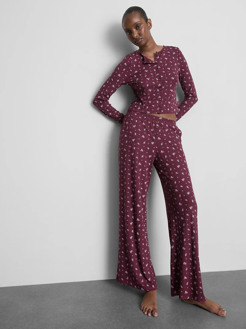 Love To Lounge Floral Printed Pajama Bottoms