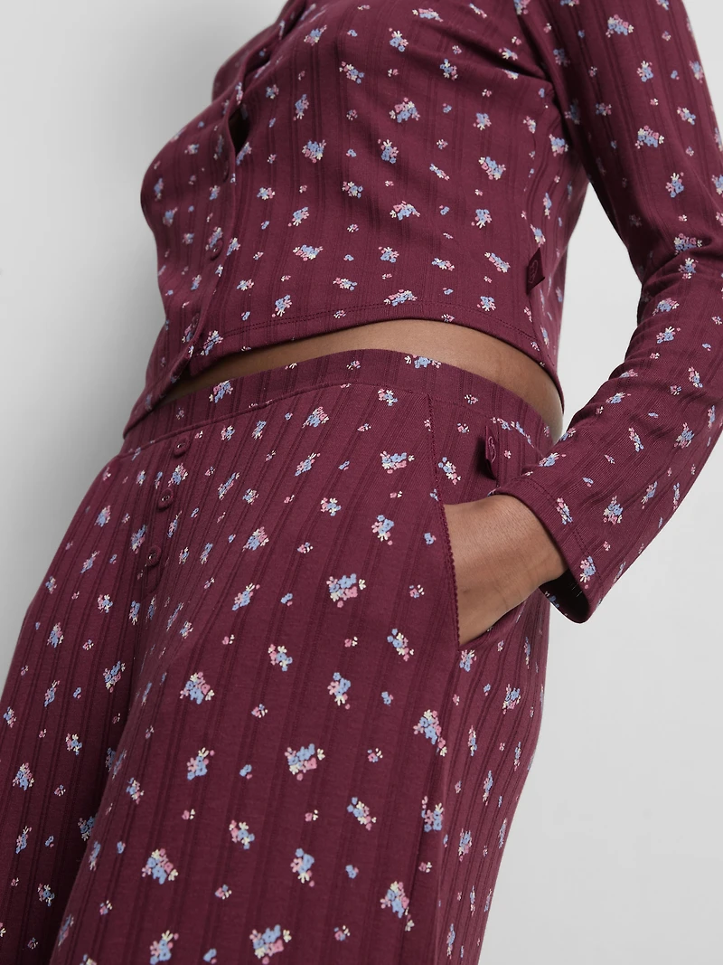 Love To Lounge Floral Printed Pajama Bottoms