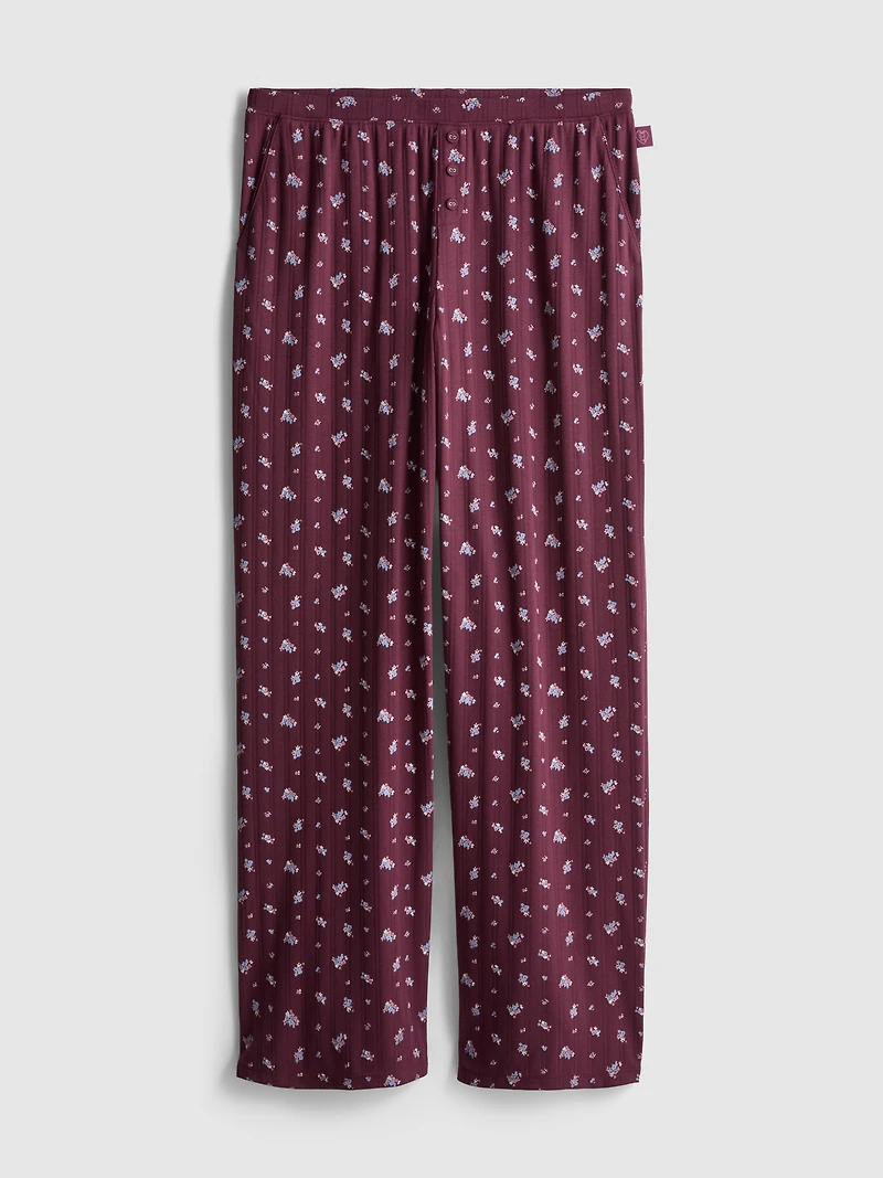 Love To Lounge Floral Printed Pajama Bottoms
