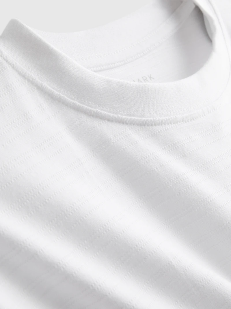 7-15yrs | Cotton Blend Textured T-Shirt