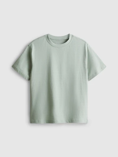 7-15yrs | Cotton Blend Textured T-Shirt