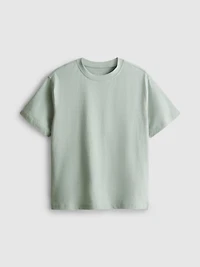 7-15yrs | Cotton Blend Textured T-Shirt