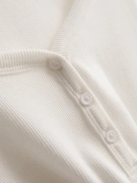 Cotton Henley Flannel Pajamas