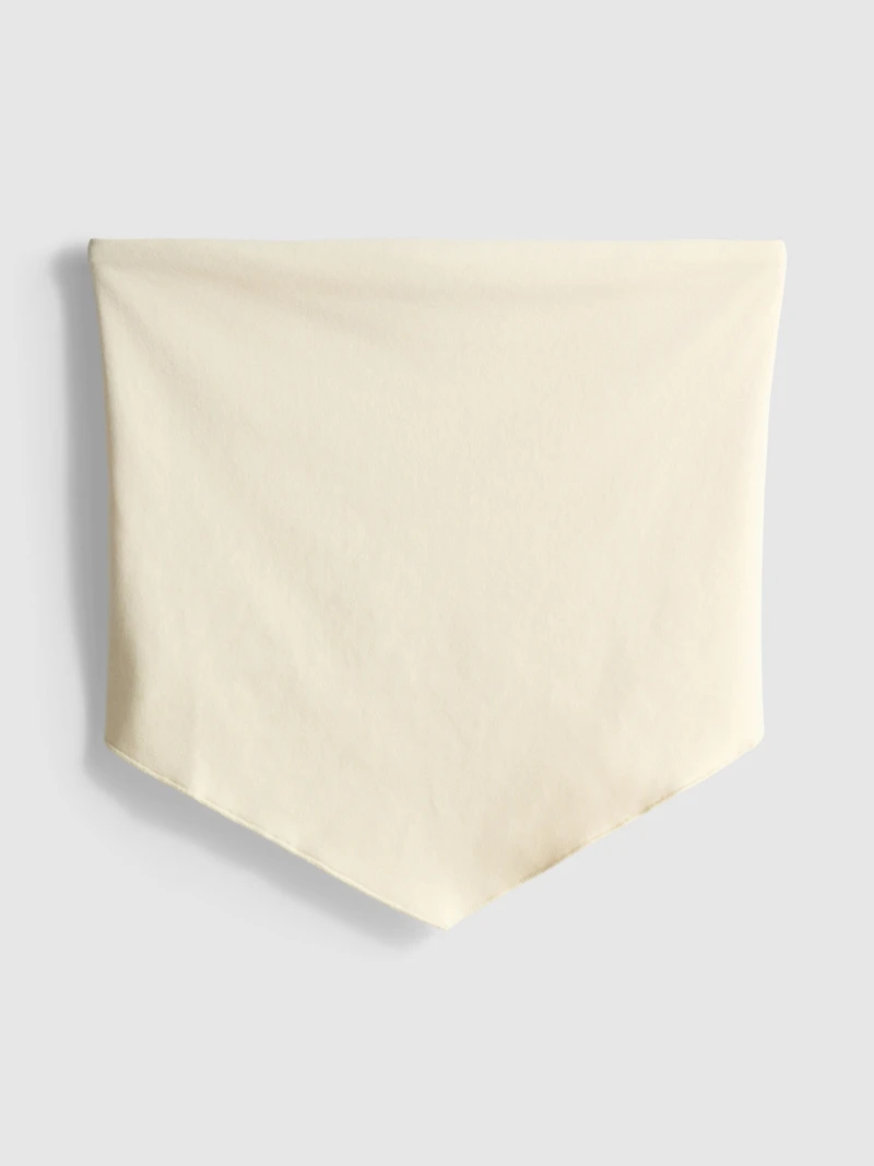 Pointed-Hem Bandeau Top