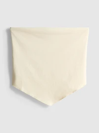 Pointed-Hem Bandeau Top