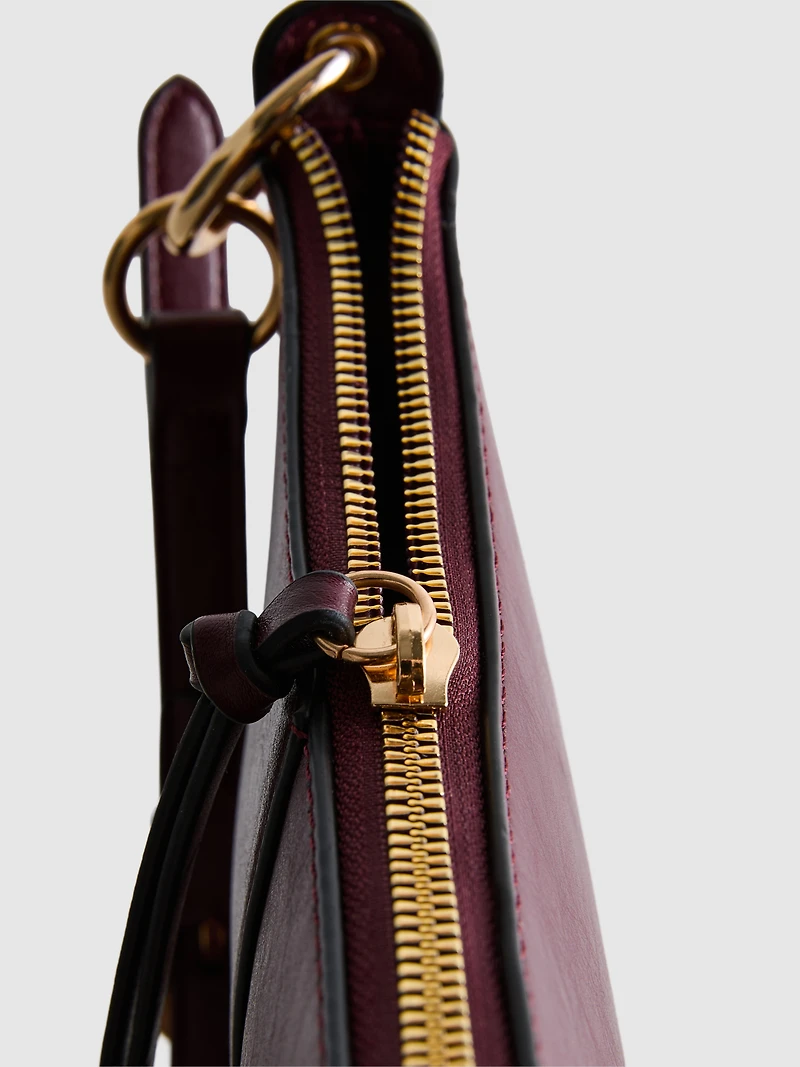 Paula Echevarría Faux Leather Studded Shoulder Bag