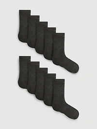 10pk Cotton-Rich Crew Socks