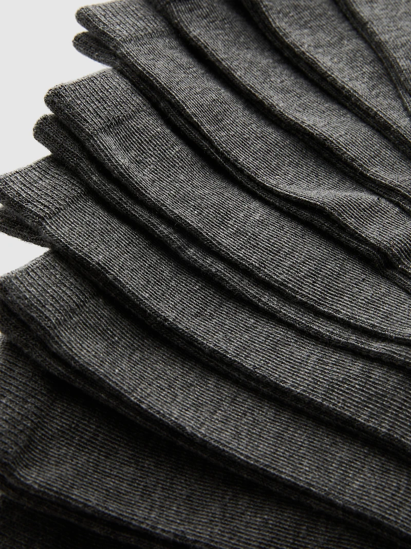 10pk Cotton-Rich Crew Socks