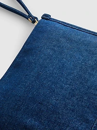 Initial Zip-Up Clutch Bag