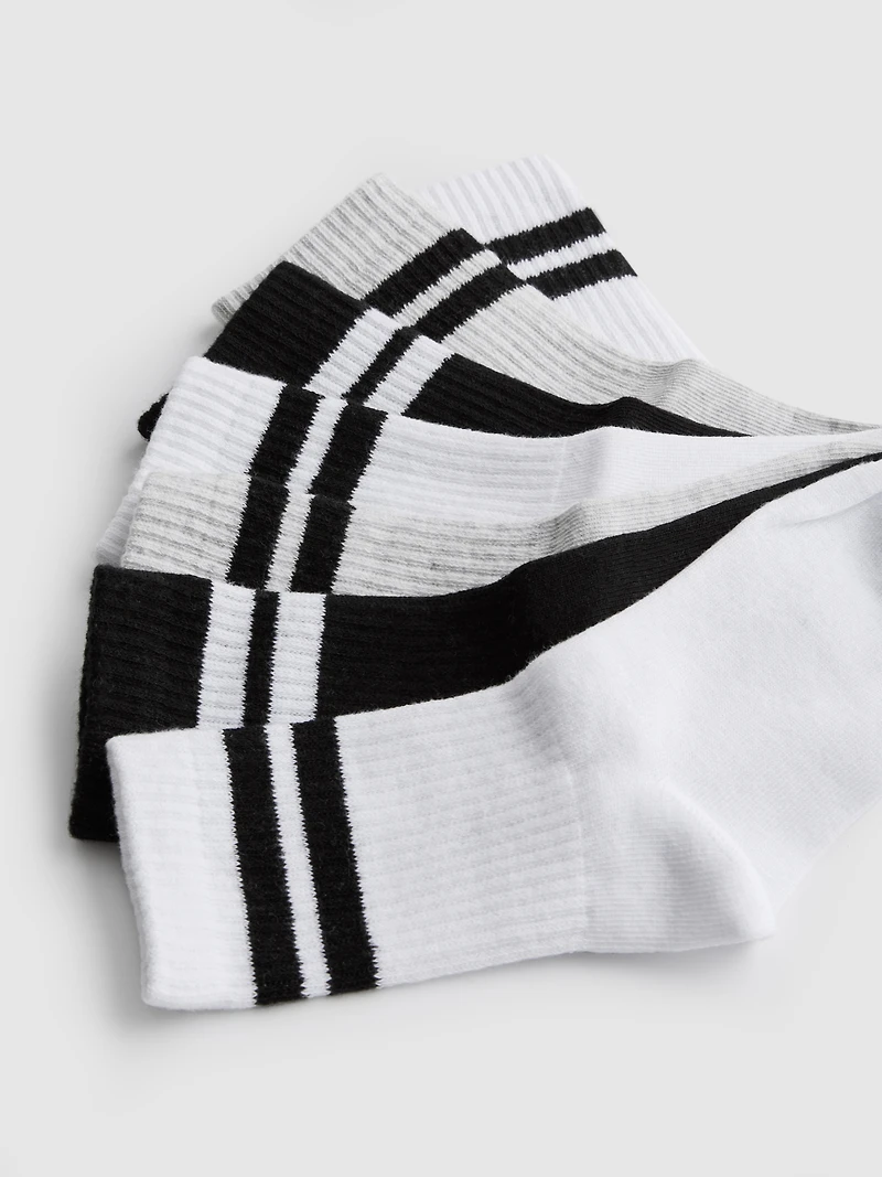 7pk Ribbed Sports Socks