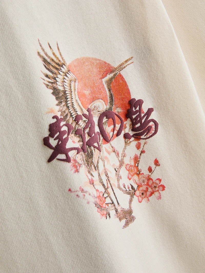 Crane Graphic T-Shirt