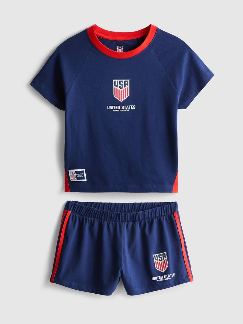 USA Football Shorty Pajamas