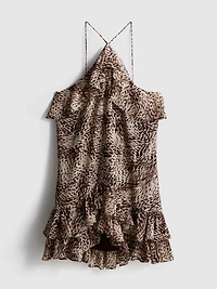 The Primark Scene | Leopard Halterneck Mini Dress