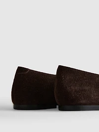 The Edit Leather Ballet Flats