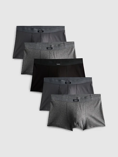 5pk Elastic-Waist Trunks