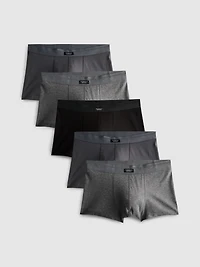 5pk Elastic-Waist Trunks
