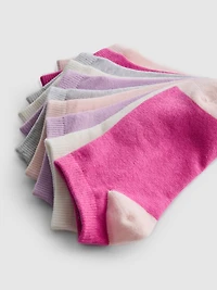10pk Cotton-Rich Sneaker Socks