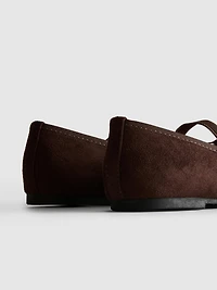 Bow-Detail Ballet Flats