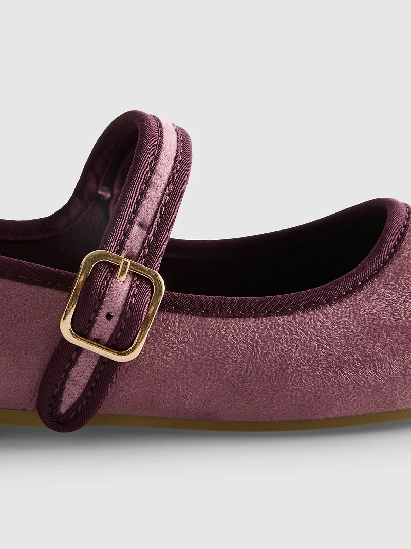 Faux Suede Flats