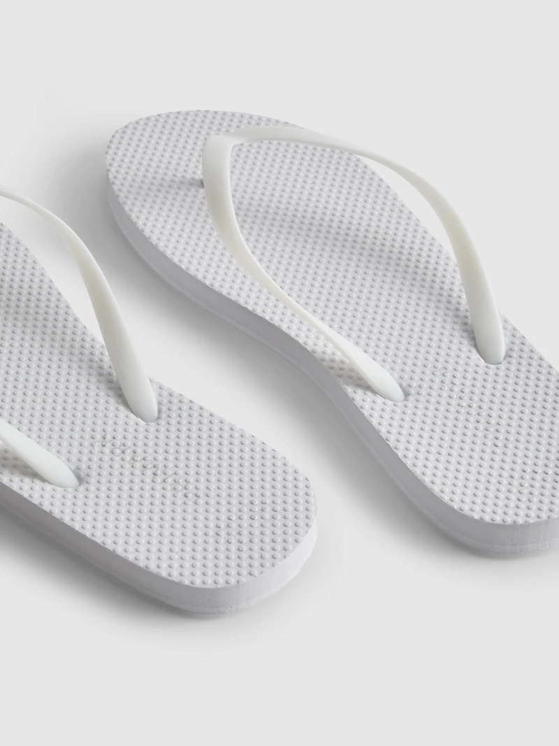 Chunky-Sole Flip Flops