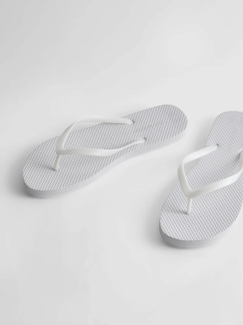 Chunky-Sole Flip Flops