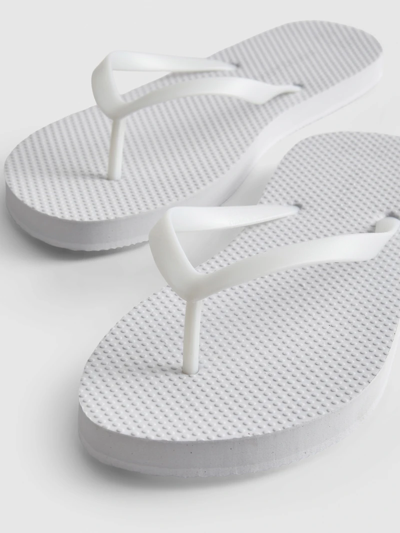 Chunky-Sole Flip Flops