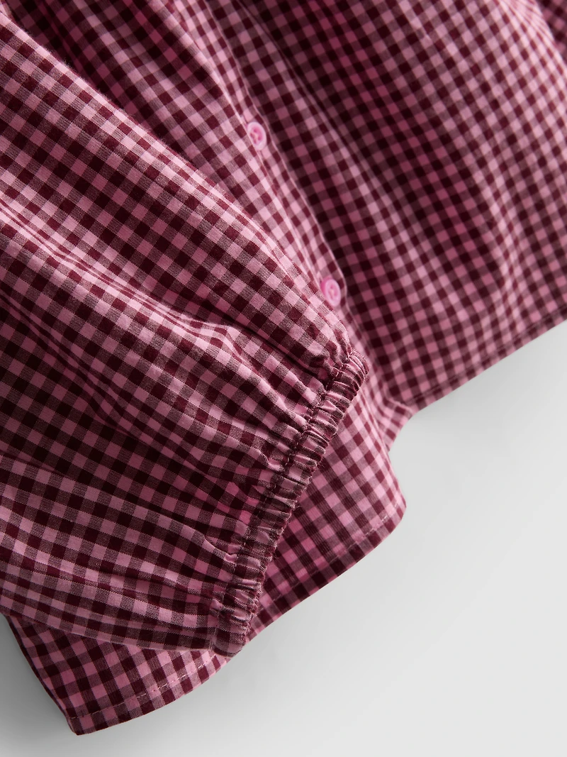 1-9yrs | Gingham Check Blouse