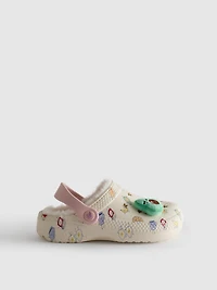 Breakfast Charm Lined Clogs