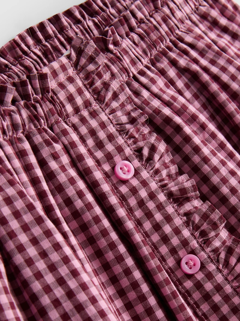 1-9yrs | Gingham Check Skirt