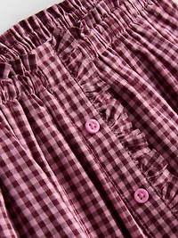1-9yrs | Gingham Check Skirt