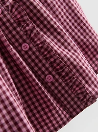 1-9yrs | Gingham Check Skirt