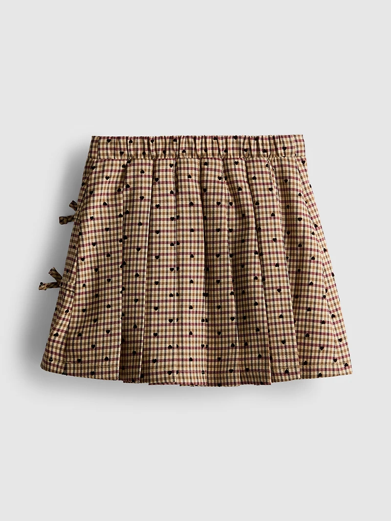 1-9yrs | Check Pleated Skirt