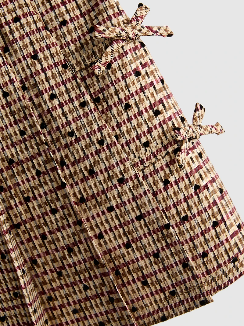 1-9yrs | Check Pleated Skirt