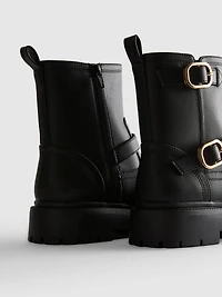 Buckle Detail Ankle Boots