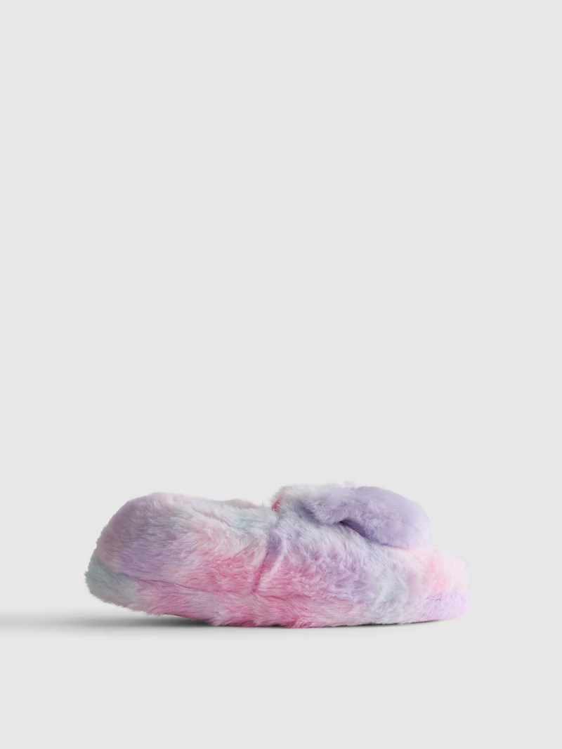 Fluffy Cupsole Slippers