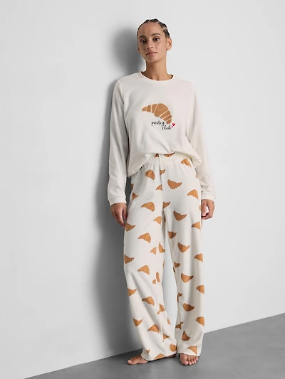 Microfleece Sweatshirt Pajamas